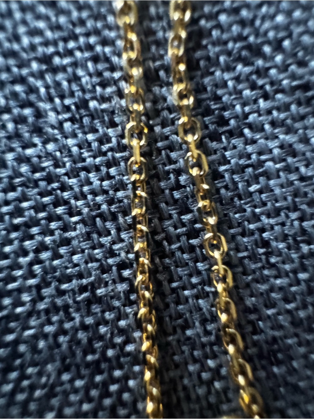 10k Yellow Gold Cable Chain Necklace  with lobster clasp 16" - Gold 10k - Picture 10 of 11
